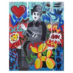 Nastya Rovenskaya- Mixed Media "His Ballon"