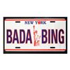Image 1 : Steve Kaufman (1960-2010), "Bada Bing" Hand Pulled Limited Edition Silkscreen on Canvas, AP Numbered