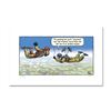 Image 1 : Bizarro! "Parachute" Numbered Limited Edition Hand Signed by creator Dan Piraro; Letter of Authentic