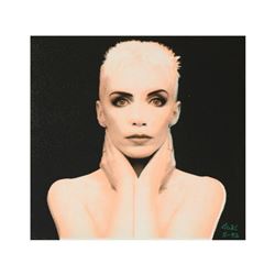 Ringo Daniel Funes, (Protege of Andy Warhol's Apprentice, Steve Kaufman), "Annie Lennox" One-of-a-Ki