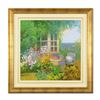 Image 1 : Ming Feng, "Cozy Hideaway" Framed Original Oil Painting on Canvas, Hand Signed with Letter of Authen
