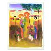 Image 1 : Moshe Leider, Original Watercolor Painting, Hand Signed with Certificate of Authenticity.