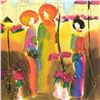 Image 2 : Moshe Leider, Original Watercolor Painting, Hand Signed with Certificate of Authenticity.