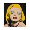 Image 1 : Steve Kaufman (1960-2010), "Marilyn Seduction" One-of-a-Kind Mixed Media on Canvas, Hand Signed Inve