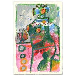 Theo Tobiasse (1927-2012), "Grande Dame au Chapeau" Limited Edition Lithograph, Numbered 86/310 and 