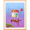 Image 2 : Peter Max- Original Mixed Media "Umbrella Man 2005 Ver. I #297"