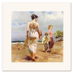 Pino (1931-2010), "Mediterranean Breeze" Limited Edition on Canvas, Numbered and Hand Signed with Ce