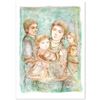 Image 1 : "Portrait of a Family" Limited Edition Lithograph (28" x 40.5") by Edna Hibel (1917-2014), Numbered 