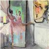 Image 2 : Alex Zwarenstein, "The Practice Room" Original Oil Painting on Canvas, Hand Signed with Certificate 
