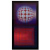 Image 1 : Victor Vasarely (1908-1997), "VP Host" Heliogravure Print, Titled Inverso.