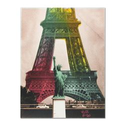 Ringo Daniel Funes, (Protege of Andy Warhol's Apprentice, Steve Kaufman), "Eiffel Tower" One-of-a-Ki