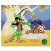 Image 1 : "Robin Hood: Bow & Error" Limited Edition Animation Cel with Hand Painted Color. Numbered and Hand S