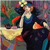 Image 2 : Isaac Maimon, "Amanda" Limited Edition Serigraph, Numbered and Hand Signed with Letter of Authentici