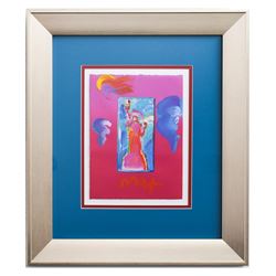 Peter Max- Original Mixed Media "Statue of Liberty Ver. #149"