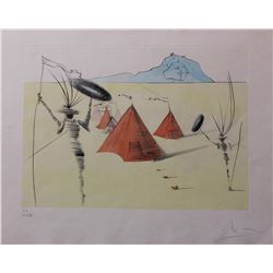 Salvador Dali- Original Etching with color by stencil "Gad"