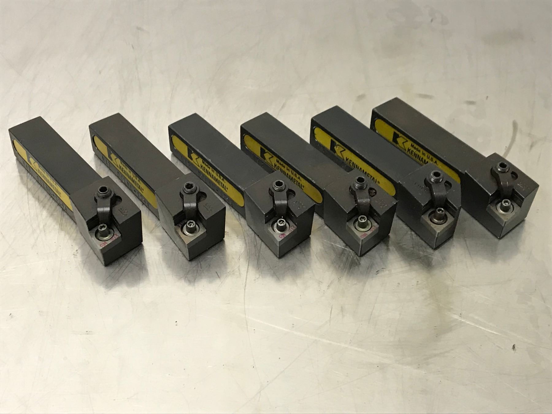 (6) KENNAMETAL LATHE TURNING TOOL