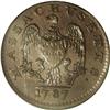 Image 2 : 1787 1/2 C Massachusetts Half Cent MS63 Brown NGC. Ryd