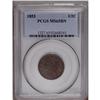 Image 1 : 1853 1/2 C MS65 Brown PCGS. C-1, B-1, R.1. Sharply str