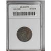 Image 1 : 1855 1/2 C MS63 Brown ANACS. B-1, C-1, R.1. A lustrous