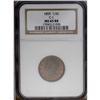 Image 1 : 1855 1/2 C MS65 Red and Brown NGC. B-1, C-1, R.1. The
