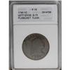 Image 1 : 1795 1C Lettered Edge--Planchet Flaw--Fine 15 ANACS. S