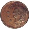 Image 1 : 1826 1C --Struck 20% Off Center--AU58 NGC. N-5, High R.