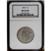 Image 1 : 1833 1C MS65 Brown NGC. N-6, High R.1. NDS C. This unm