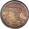 Image 1 : 1840 1C Large Date MS65 Brown PCGS. N-6, Die State B,