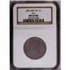 Image 1 : 1851/81 1C MS62 Brown NGC. N-3, R.1. The 18 from the i