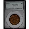 Image 1 : 1854 1C MS65 Red and Brown PCGS. N-11, R.2. Die State