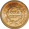 Image 2 : 1855 1C Upright 5s MS65 Red NGC. N-4, R.1. Late date C