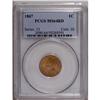 Image 1 : 1867 1C MS64 Red PCGS. The 1867 is a difficult early I