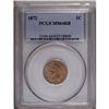 Image 1 : 1872 1C MS64 Red and Brown PCGS. The 2 in the date is