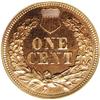 Image 2 : 1866 1C PR65 Cameo PCGS. Bright golden-red color is se