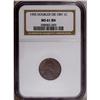 Image 1 : 1955/55 1C Doubled Die Obverse MS61 Brown NGC. Even ch