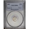 Image 1 : 1851 3CS MS66 PCGS. The 18 in the date is nicely repun