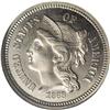 Image 1 : 1868 3CN PR66 Cameo NGC. A lightly patinated Premium G