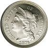 Image 1 : 1876 3CN PR66 Deep Cameo NGC. Deep glassy brilliance f