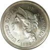 Image 1 : 1882 3CN PR68 NGC. This low total mintage issue is gen