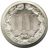 Image 2 : 1886 3CN PR67 S Cameo NGC. Frosty silver-gray devices