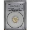 Image 3 : 1887/6 3CN PR66 Cameo PCGS. The overdate is quite clea