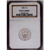 Image 1 : 1880 5C PR66 Cameo NGC. Mostly brilliant with a pleasi