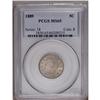 Image 1 : 1889 5C MS65 PCGS. A frosty Gem with bright nickel sur