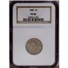 Image 1 : 1888 5C PR66 NGC. Mostly golden on the obverse with an
