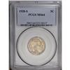 Image 1 : 1928-S 5C MS64 PCGS. Slightly weak on the bison''s hea