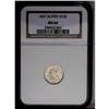 Image 1 : 1837 H10C Large Date (Curl Top 1) MS64 NGC. Well struc