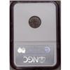 Image 2 : 1858 H10C MS65 NGC. Deep rose-gray and cobalt-blue ton