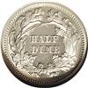 Image 2 : 1871 H10C PR67 Deep Cameo NGC. The 1871 half dime had