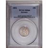 Image 1 : 1854 10C Arrows MS64 PCGS. Dappled golden-brown and pe