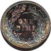 Image 2 : 1877-CC 10C MS66 NGC. Type One Reverse. Awash in ocean